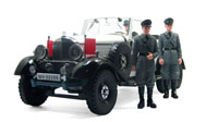 1938年奔驰G4 老爷车模型 希特勒检阅车 鑫浩1：18 西格耐
