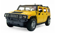 悍马H2SUV 汽车模型 玛莎图maisto 1：24 黄色