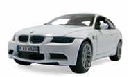 宝马M3 汽车模型 红河 1:18  白色