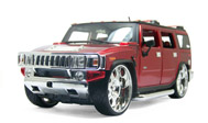 悍马H2 酷炫轮子 汽车模型 1:18 玛莎图maisto Hummer SUV 31055