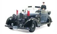 1938年奔驰770k 敞篷老爷车模型  希特勒检阅车 鑫浩 1：18 西格耐
