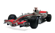 奔驰F1 3#赛车 2006年度法赛冠军 麦凯伦车队莱克宁 风火轮 1：18  银色
