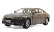 2012款新奥迪A6L 汽车模型 一汽奥迪原厂 1：18 灰金色