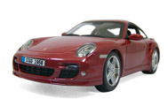 保时捷911 汽车模型 奥图美 1：24 红色