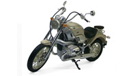 宝马R1200C 摩托车模型 1：9 米白色