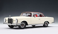 1968奔驰280SE COUPE autoart 1：18 白色 76287