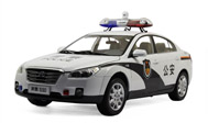 红旗奔腾B50警车 汽车模型 一汽红旗原厂 1:18