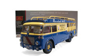 1957年玛莎拉蒂赛车运输车拖车模型 菲亚特642 RN2 CMC M-097蓝色