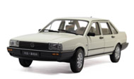 老款普桑塔纳 汽车模型 上海大众威利FX 1：18 白色 18035AH-XW