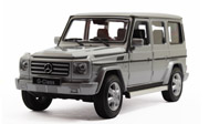 奔驰G500越野车 汽车模型 威利 1：24 银色 24012W