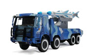 导弹发射车 军事模型 1：24 海军迷彩