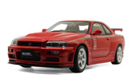 尼桑GT-R34 汽车模型 autoart 1：18 77357 SKYLINE NISMO R-TUNE