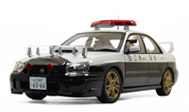 斯巴鲁翼豹警车模型 奥拓autoart 1：18 78656 WRX STI 日本山口县 特价