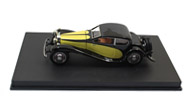 1933布加迪 BUGATTI T50  汽车模型 意大利RIO 1:43 黑黄双色