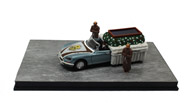 雪铁龙 CITROEN DS 棺材车 汽车模型 意大利RIO 1:43 蓝色