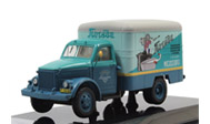 嘎斯 GAZ-51  汽车模型 DIP 1:43 蓝绿色