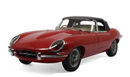 捷豹E-TYPE ROADSTER SERIES 汽车模型 73601奥拓阿 1：18 红色