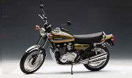 川崎摩托车 900 SUPER FOUR(Z1) 摩托车模型 06004 奥拓阿1：6 黑黄双色