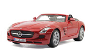 奔驰SLS AMG 汽车模型 1：24 玛莎图 红色