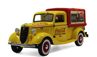 1935年福特可口可乐运输车 汽车模型  富兰克林 1：24  黄色