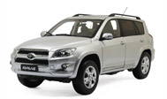 新丰田RAV4 越野车模型 一汽丰田原厂 1：18 银色