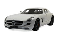 奔驰SLS AMG 汽车模型 威利GTA 1：18 2012款 白色 11002MB