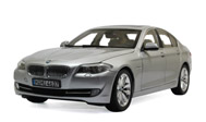 宝马新5系宝马535i  汽车模型 威利GTA 1：18 银色 11001MB