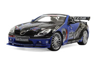 奔驰SLK55 AMG Carlsson 改装赛车版 小辣椒1:18 蓝花