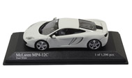 迈凯轮 MP4-12C  汽车模型 MINICHAMPS 迷你切 1：43 白色