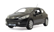 标致207 berline 汽车模型 NOREV 184768 1：18 黑色