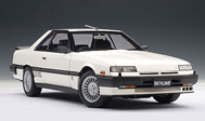 尼桑 SKYLINE HARDTOP 2000 TURBO汽车模型 autoart77427 1:18 白色