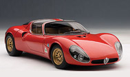 1967阿尔法.罗密欧 33  汽车模型 autoart70191 1:18 红色