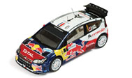 2010雪铁龙C4 WRC #1 法国冠军拉力赛 汽车模型 IXO 1：43花色 RAM445.11