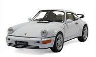 保时捷964 Turbo 汽车模型 威利 1：24 白色