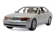 宝马745i  汽车模型 威利 1：24 银色  22446W
