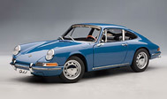 1964年保时捷911 汽车模型 autoart 1：18 蓝色 77913