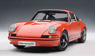 保时捷911卡雷拉RS 汽车模型 autoart1：18 橙色 78054