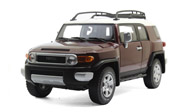 丰田 FJ CRUISER 兰德酷路泽 汽车模型 原厂 1：18 紫红色