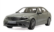 奔驰 C63 AMG 汽车模型 76275 autoart 1:18 铁灰色