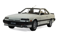 尼桑 SKYLINE HARDTOP 2000 TURBO汽车模型 autoart77427 1:18 白色