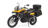 宝马F800GS 摩托车模型autoart10007  黄黑双色