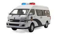 金杯大海狮公安警车 汽车模型 1：18 原厂 白色