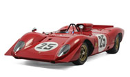 法拉利312P签名版马里奥·安得雷蒂 限量版汽车模型 CMC M-123 红色