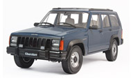小切诺基 北京吉普2500 合金汽车模型  原厂 1:18 蓝色