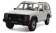 小切诺基 北京吉普2500 合金汽车模型  原厂 1:18 白色