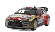 雪铁龙DS3赛车 汽车模型 京商1:18 花色