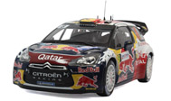 雪铁龙DS3 WRC赛车 汽车模型 京商1:18 花色