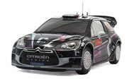 雪铁龙DS3 WRC赛车 汽车模型 京商1:18 花色