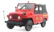 北京212吉普 消防版 汽车模型 原厂 1：18 红色