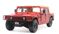 悍马H1 汽车模型  依珂索托1:18 红色